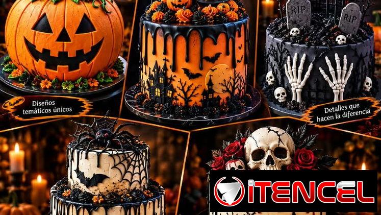 🎃🍰 PASTELES PERSONALIZADOS PARA HALLOWEEN | DISEÑOS EXCLUSIVOS Y POR ENCARGO 🕷️🎂