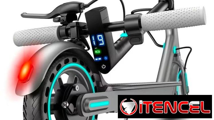 🛍️ Patinete Eléctrico 📝 Patinete eléctrico plegable, con motor de 350W, ruedas macizas de 8.5 pulgadas, pantalla y 3 v — foto 3