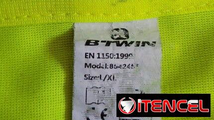 Chaleco amarillo Décathlon "Gilet jaune" XL auténtico de las huelgas en Francia Vedado 8 USD — foto 1