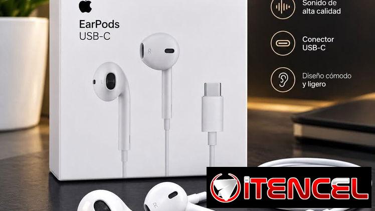 ⚡️ Earpods USB-C⚡️ 😲ALTA CALIDAD DE AUDIO😲 🍏 Color: Blancos 🍏 Tipo C 🔰Valor- 10 usd🔰 🤑Aceptamos pagos en usd e