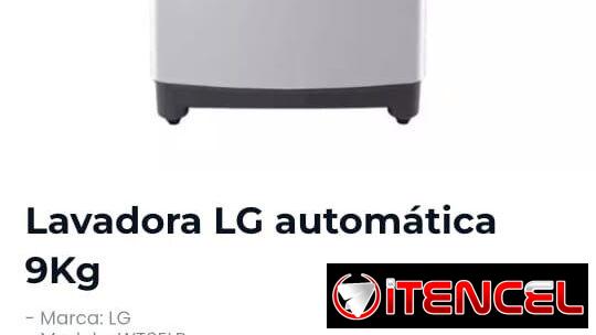 Lavadora LG automática de 9Kg sellado Garantía