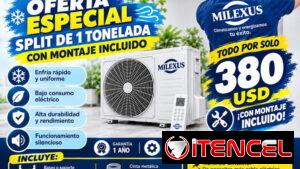 🚨❄️ SPLIT DE 1T CON MONTAJE INCLUIDO