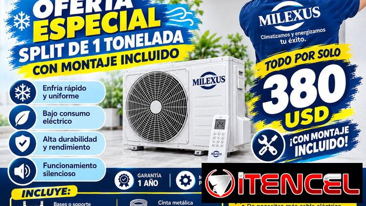 🚨❄️ SPLIT DE 1T CON MONTAJE INCLUIDO — foto 4
