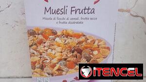 Muesli de frutas (cereales integrales+frutos secos y deshidratados)