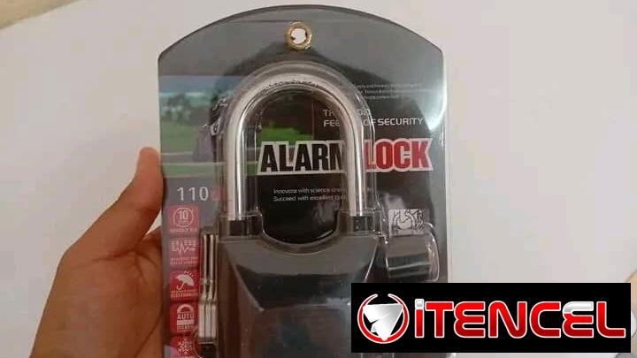 CANDADO CON ALARMA