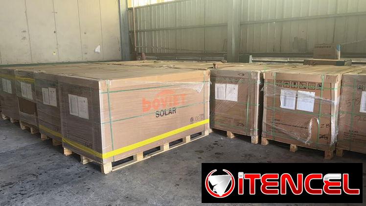 Panel Solar Marca: Boviet 575w en 185 USD 615w en 190 USD