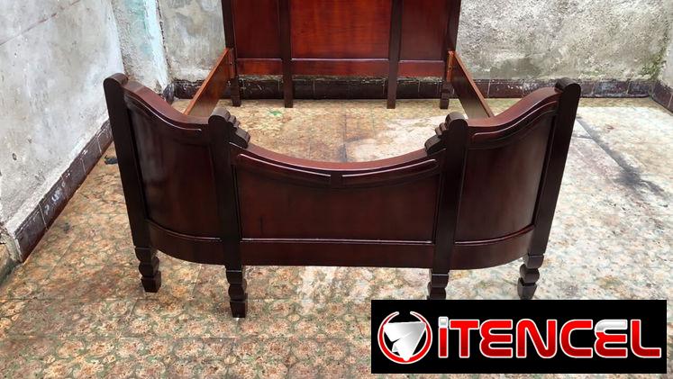 ⚜️ Cama imperial antigua restaurada • Entrega incluida 🚛 — foto 4