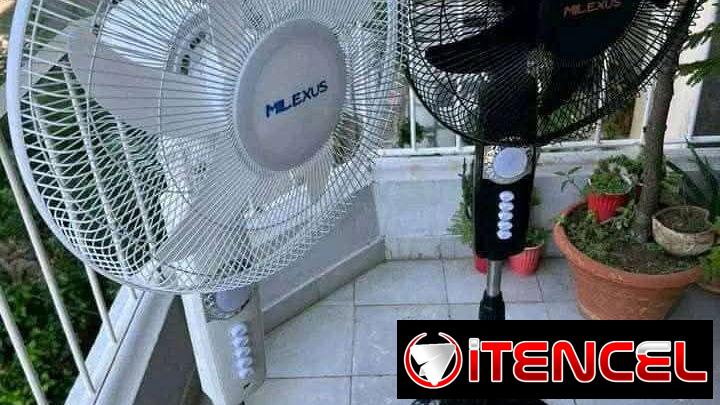VENTILADORES RECARGABLE/MILEXUS DE PEDESTAL