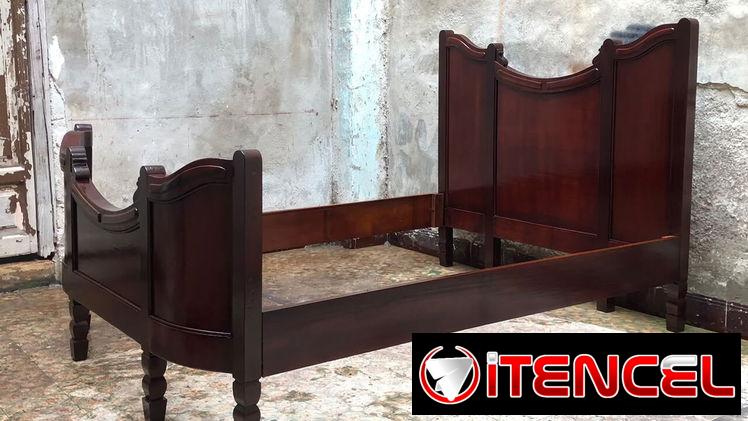 ⚜️ Cama imperial antigua restaurada • Entrega incluida 🚛 — foto 1