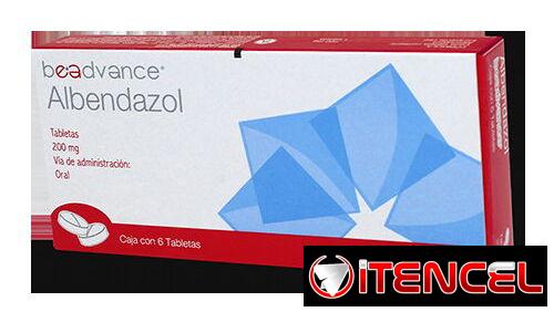 Albendazol 200mg $900 6 tab Tratamiento unico