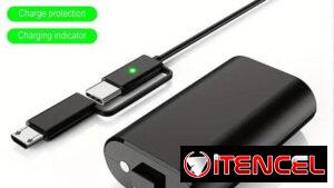 Mensajería Disponible Batería Recargable y Kit Carga & Juega para Controladores Xbox