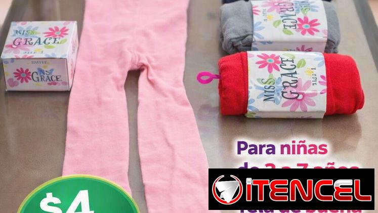 Medias panties para niñas (3–7 años)