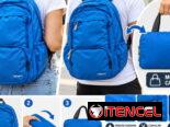 Mochila plegable – 17 USD  Mochila ligera y práctica para el uso diario, viajes o llevar compras y artículos personales.