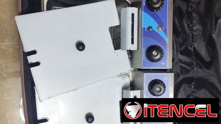 FREIDORA DOBLE INDUSTRIAL 220V // NUEVA !!