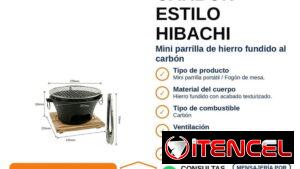 ESTUFA DE CARBÓN ESTILO HIBACHI