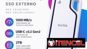 💾 SSD Externo SanDisk Extreme 2TB USB-C v3.2 Gen2 | Hasta 1000 MB/s | 320 USD