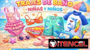 Trajes de baño, trusas, conjuntos, playa, piscina, niños y niñas