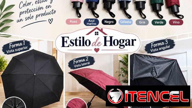 Sombrillas de Bolso para que la puedas llevar o guardar fácilmente en 7 usd