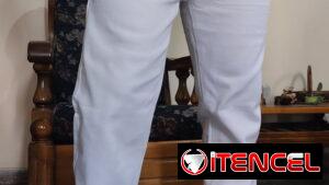 Jean blanco