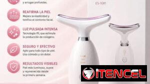 Masajeadores Faciales Led Ultrasónico Antiarrugas Terapia De Luz.