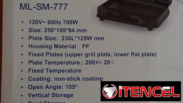 🥪🔥 ¡SANDWICHERA GRILL MILEXUS 700W! 🔥🥪