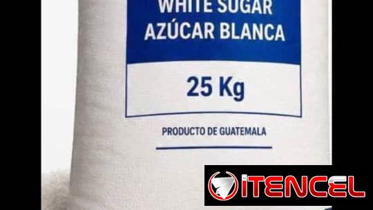 Contenedor de azúcar blanca