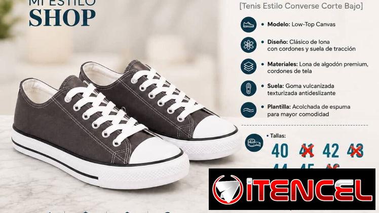 Zapatos Estilo Converse Corte Bajo