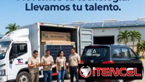 Transporte de Kits solares, herramientas y técnicos montadores!
