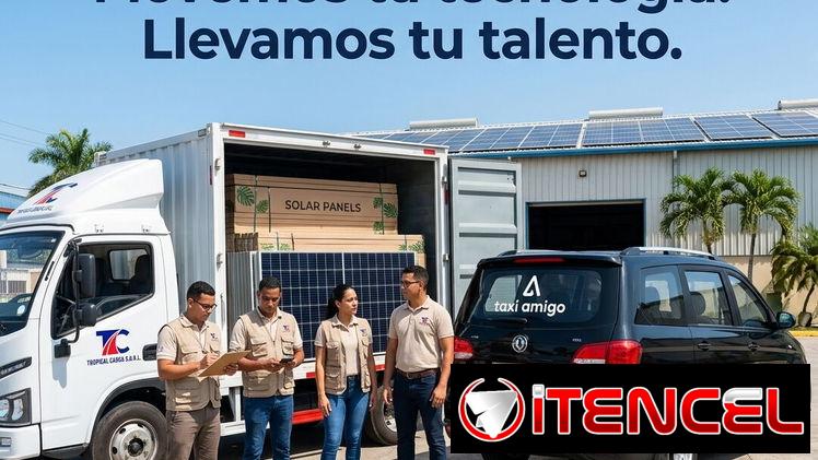 Transporte de Kits solares, herramientas y técnicos montadores!