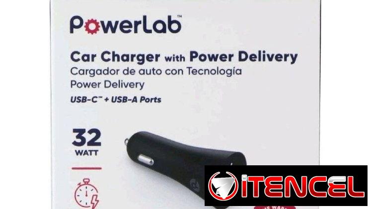 Oferta tecnológica: Cargador Auto PowerLab 32W USB-C + USB-A Power Deliver… | videojuegoshabana.com