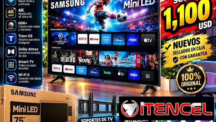 🚀 ¡PANTALLA GIGANTE DE 75 PULGADAS!  ✨ SAMSUNG MINI LED 4K UHD | SERIE M70HD ✨📲 WHATSAPP: 53321047 — foto 3