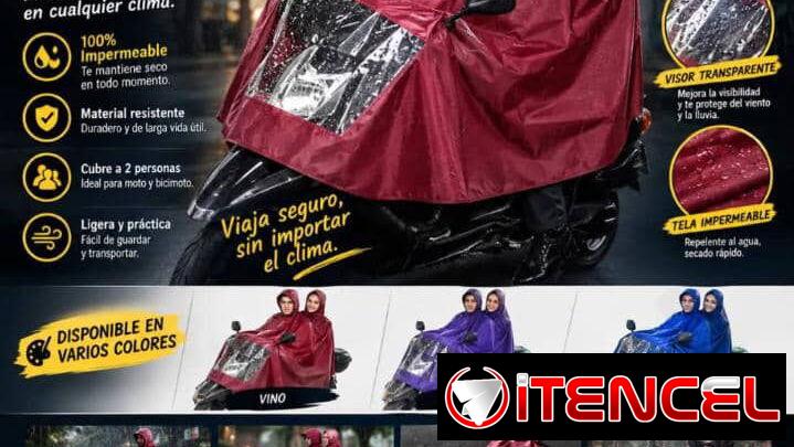 Capas dobles de moto mensajería gratis