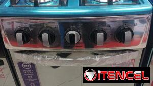 Cocina de gas con horno Premier  4 hornillas  (r)