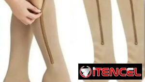 Medias de compresion nuevas en su estuche color piel y color negra.. 15 usd o al cambio