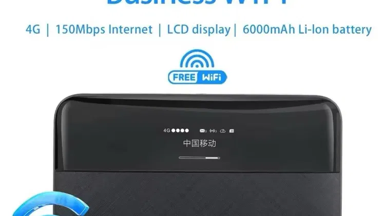 Router LTE + Pantalla + Power bank de 6000mAh nuevo !
