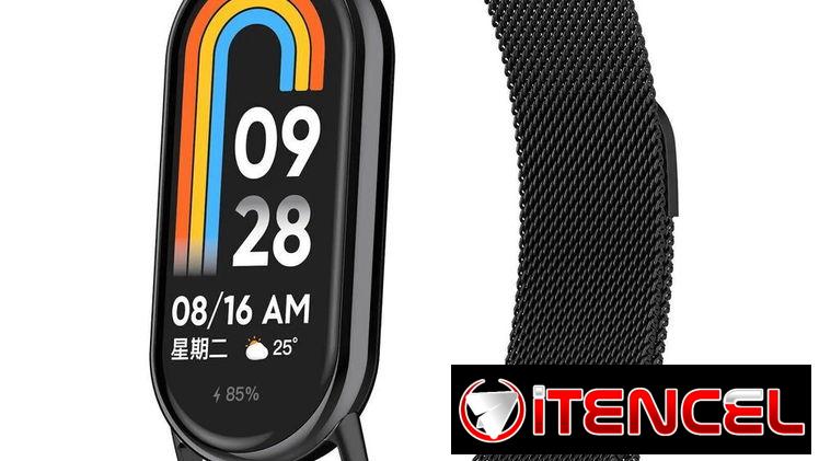 Manilla Milanesa compatible con Mi band 8/9/10