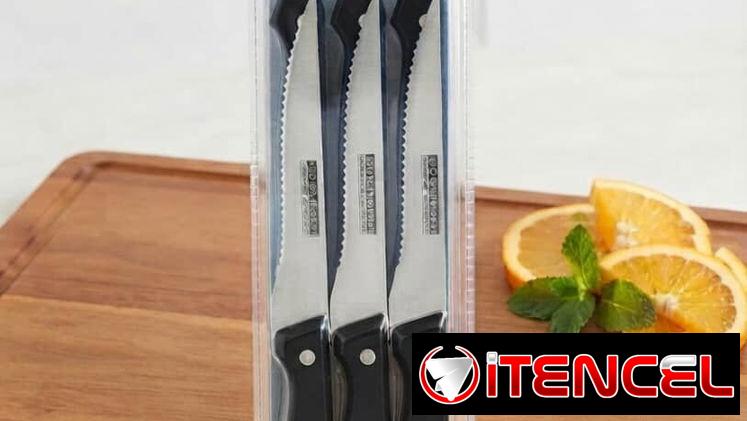 Juego de 6 Cuchillos Acero Inoxidable Premium