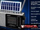 Radio Multibandas con Bluetooth y Linterna