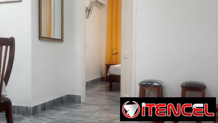 RENTA LINEAL APTO, 1 HABITACIÓN CON RESPALDO Y WIFI, VEDADO, CERCA DE HOSPITALES
