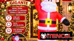 Inflable Gigante de Papá Noel