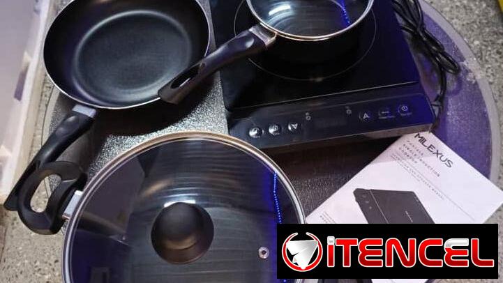 Combo Cocina de Inducción*  – incluye cocina de inducción de una hornilla y juego de cazuelas en 100 usd