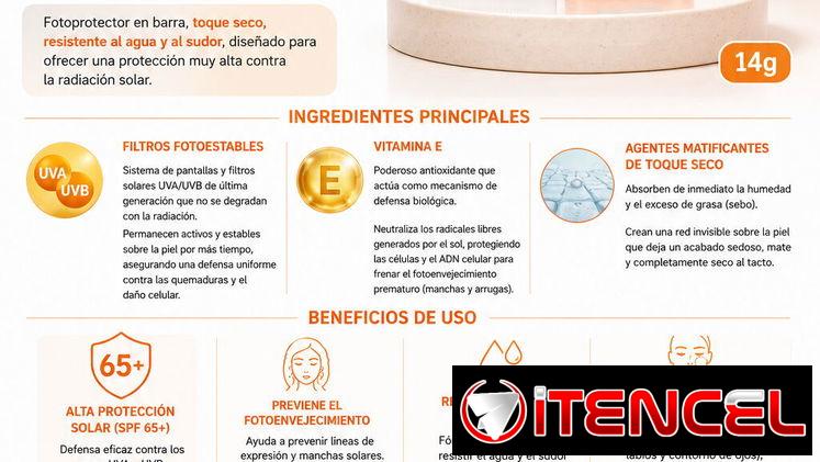 ☀️Episoleil Protector Solar en Barra 14g SPF 65 + — foto 1