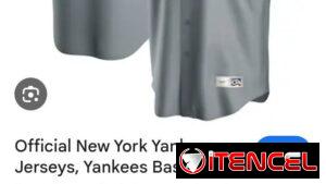Camisa de baseball oficial de los Yankees