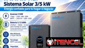 Kit Solar (todo en uno) InfiniSolar 3kw inversor con 7kWh batería