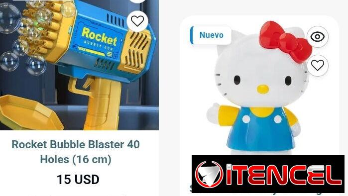 Juguetes pokemon trading rocket bubble sario hello kity — foto 1