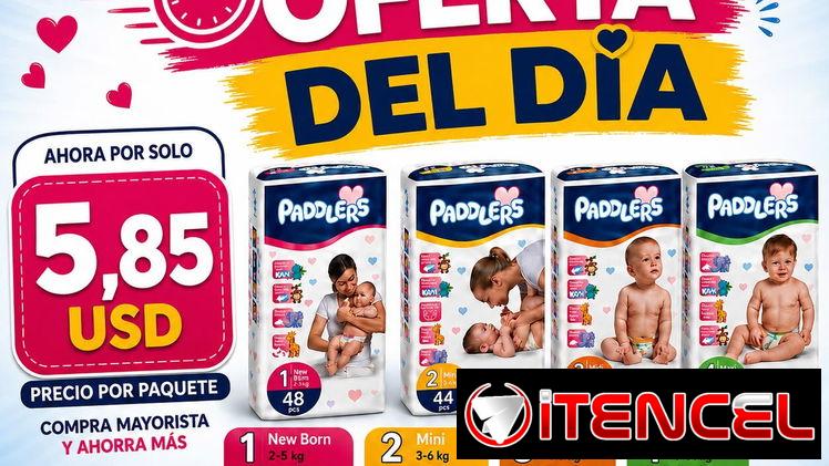 ‼️Pañales Marca PADDLERS Calidad Premium / VENTA MAYORISTA (CM)‼️