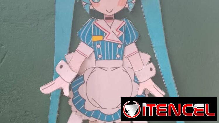 Personajes en cartulina
