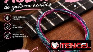 Cuerdas de acero para guitarra acústica