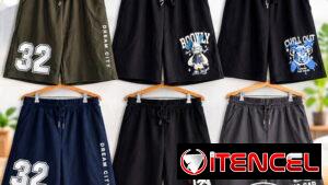 Short de felpa de hombre