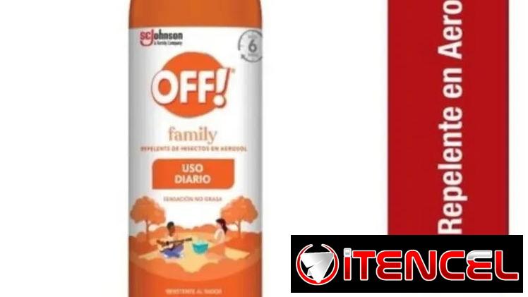Repelente contra mosquitos Off Family en Spray (217 ml) 15 USD